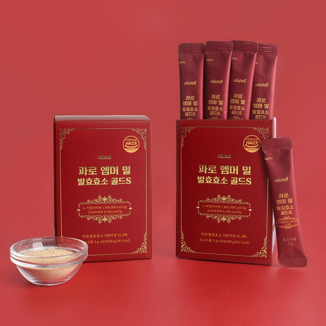 역가수치높은효소 이탈리아파로 소화 곡물 효소 식품 비웰 파로 엠머 밀 발효효소 골드S, 1개, 30회분