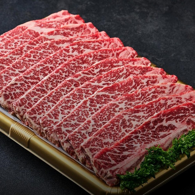 LA 갈비 프리미엄 꽃갈비 지방 제거 기름 손질, 1개, 2kg