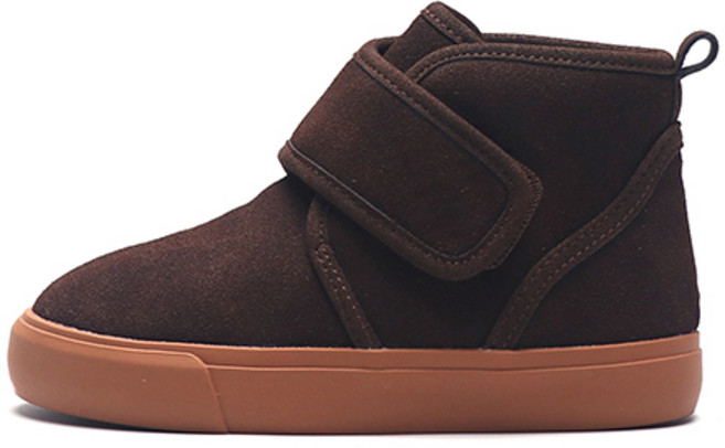 마리앤키즈 여아 벨크로 털 부츠 스웨이드 겨울 아동 털신 MK-N50