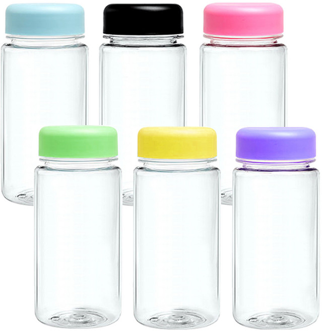 BPA Free PET 미니무지보틀350ml 500ml 물병 물통 기념품 답례품 졸업 입학 체육대회 운동회 개업 집들이 선물, 350ml, 1개