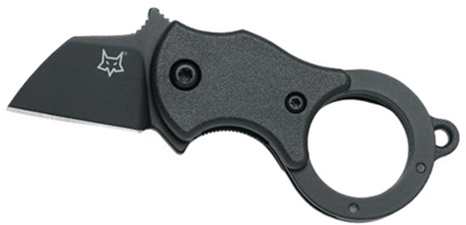 폭스나이프 미니 TA 나이프, 블랙, 1개