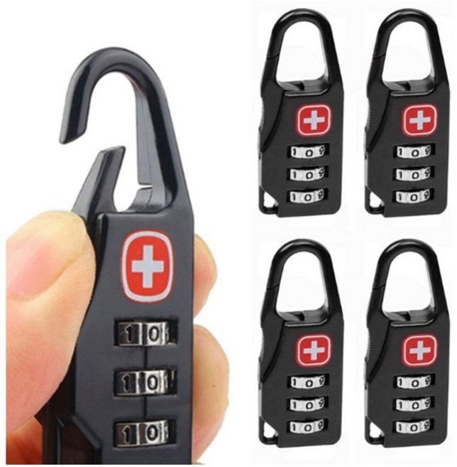 제이케이로 번호 자물쇠 캐리어 열쇠 사물함 미니, 4개