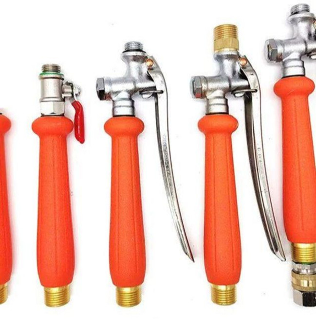 고압 분무기 손잡이 교체용 핸들 농약 방역 깍지 조절식, C형-진수구 더블 외경 18 플라스틱 커넥터