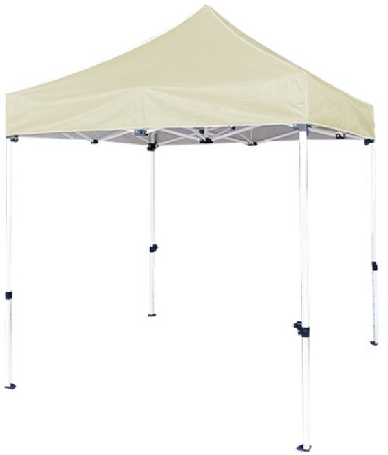 FDW 伸縮帳篷 戶外防水遮陽客廳帳, 2米加高款-米白