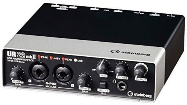 Steinberg 스타인버그 2x2 USB2.0 24bit/192kHz 오디오 인터페이스 UR22mkII, ‎UR22MKII
