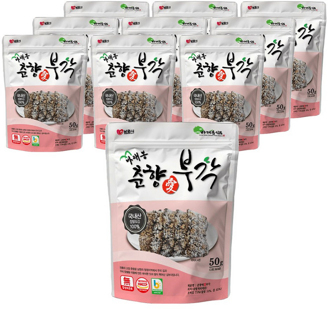 놀면 뭐하니 춘향애김부각 가정용, 500g, 1개