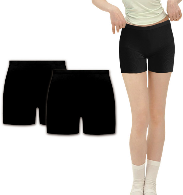 글로리 [국내산] 쳔연소재 3부 속바지 치마 원피스 교복 2P/3P[여학생]