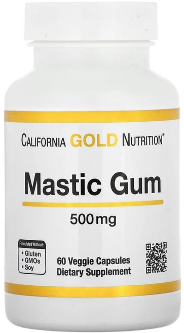 캘리포니아골드뉴트리션 매스틱 검 Mastic Gum 500mg, 60정, 1개 - 쿠팡