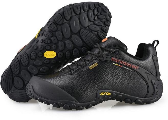 EcafHtronEht 등산화 남여공용 보도화 년신상 trekking트레킹화 가죽 메쉬, 265, 가죽블랙