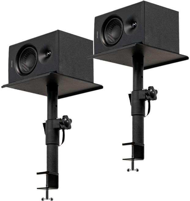 몬스터픽스 클램프형 스피커스탠드, 2개