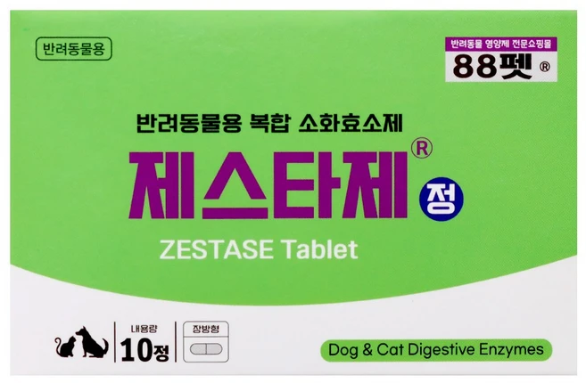 제스타제 10정, 소화기능/췌장개선, 3개 - 쿠팡