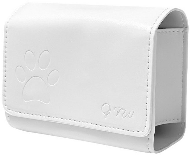 차쉬넬 골프 가죽거리측정기 케이스 파우치 T0-88, 흰색