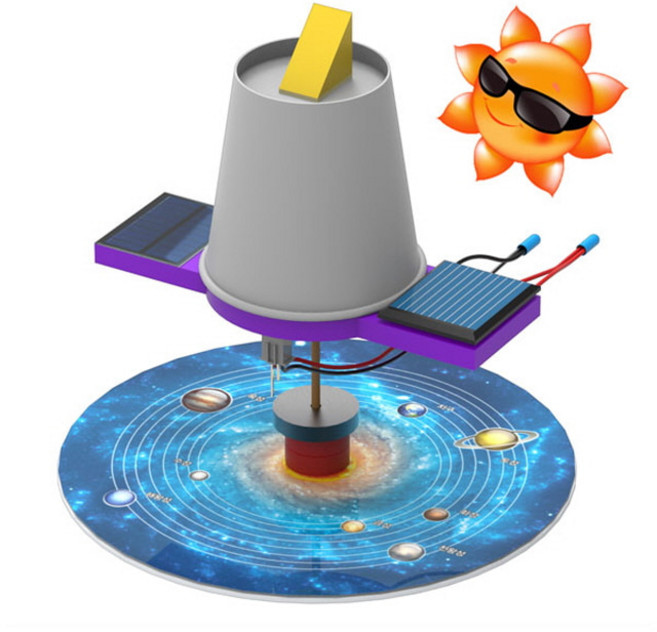 자기 부상 회전 태양광 LED 인공위성(1인용)-JUB, 1인용