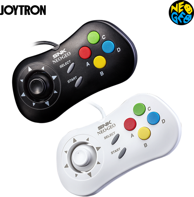 조이트론 네오지오 미니 게임패드 게임기 휴대용 레트로 SNK 정품 라이센스 게임기, 1개, 네오지오 미니 게임패드(블랙), 한정특가!