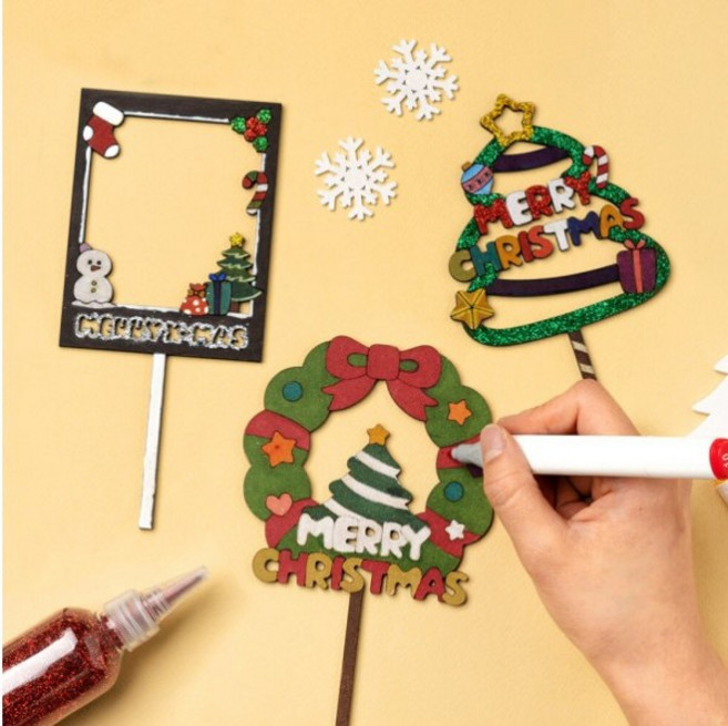 민화샵 크리스마스 토퍼 만들기, 폴라로이드
