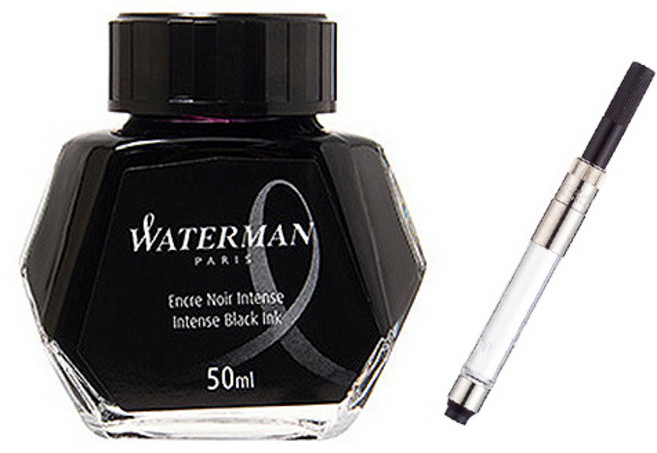 워터맨 병잉크 컨버터 세트 50ml, 블랙, 1개