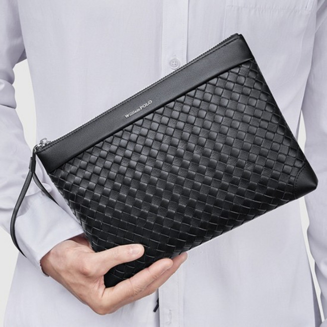 남자 천연소가죽 인트레치아토 클러치백 손가방 BP9330C