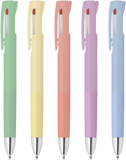 제브라 블렌3C 3색 볼펜 스모키/B3AS88-SMK B3A88-SMK, 0.5mm LVG/라벤더그레이