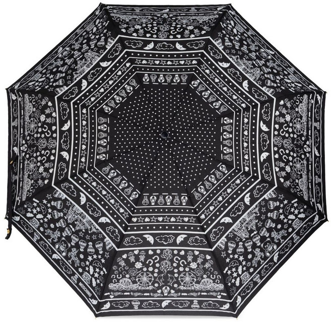 모스키노 그래픽 프린트 우산