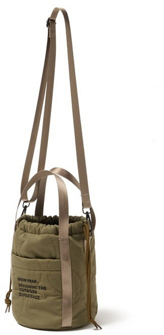 스노우피크 남성 여성 파우치 Quilted Ripstop Pouch OL AC-25AU021 066 올리브 272111, FF