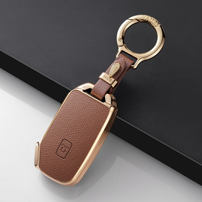 YAILIS 호환 기아 차키케이스 가죽 TPU 키케이스+키홀더 홀더세트 자동차키케이스 자동차키링, B타입