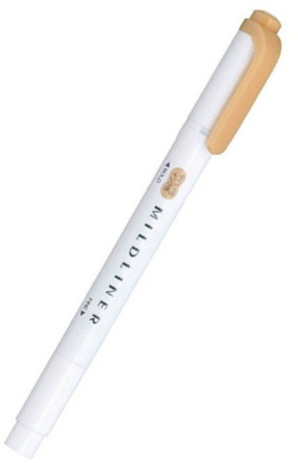 斑馬ZEBRA MILDLINER WKT-7 雙頭螢光筆 - 辦公王, 橙MOR, 1個