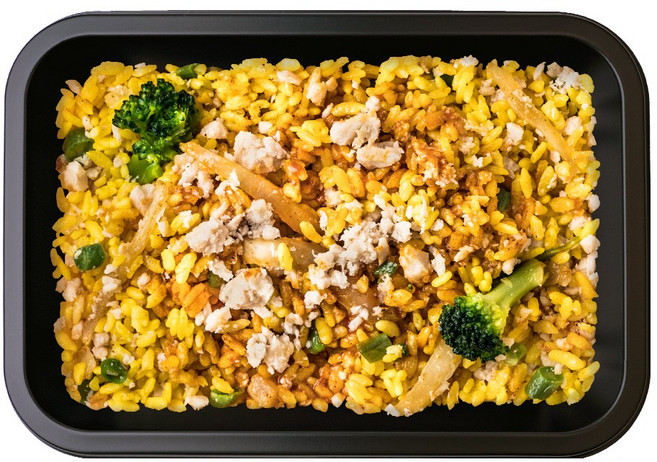 굿스푼 덮밥 도시락 (닭가슴살 카레 덮밥 ), 8개, 220g