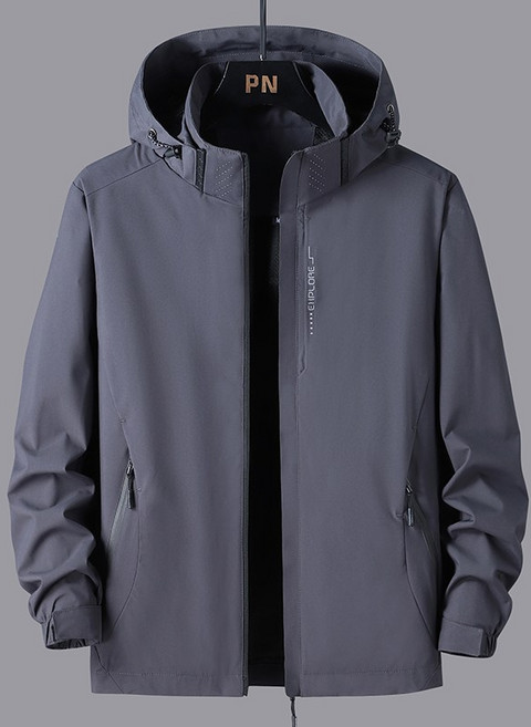 韓版男士衝鋒衣 防風防水外套 單層薄款 機車/登山/釣魚適用