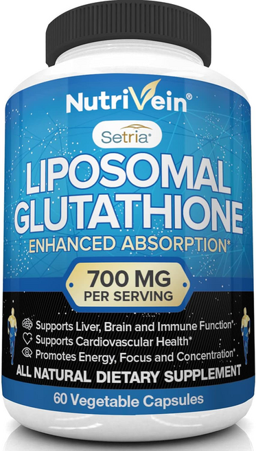 Nutrivein 리포솜 글루타치온 700mg 항산화제- 60 캡슐, 1개, 60정