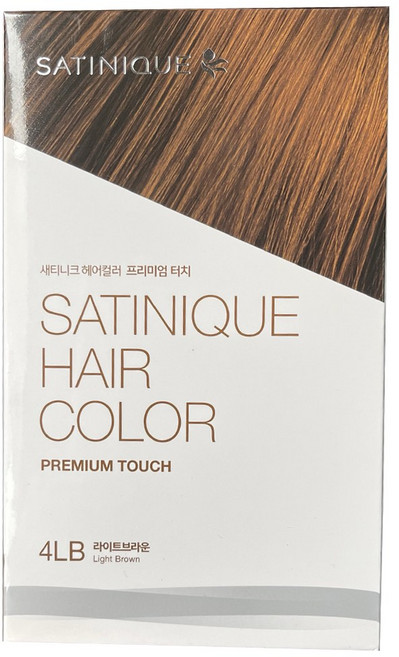 암웨이 새티니크 헤어컬러 프리미엄 터치 라이트 브라운 4LB, 단품, 1개