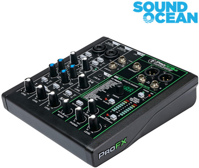 맥키 오디오 믹싱 콘솔 믹서 MACKIE Audio Mixer, ProFX6v3