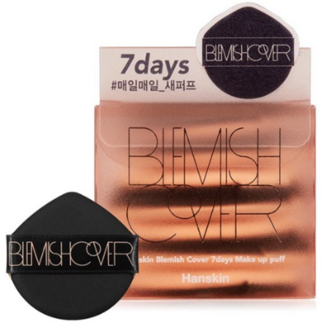 한스킨 블레미쉬 커버 7days 퍼프 7p 세트, MIX (혼합색), 8세트