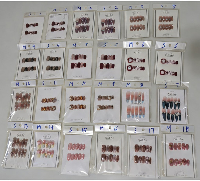 穿戴甲 裸色美甲 漸變美甲 日常通勤美甲 顯白美甲 百搭美甲 秋冬焦糖棕小熊穿戴甲 可愛卡通假指甲, 1個, 2副送膠水工具