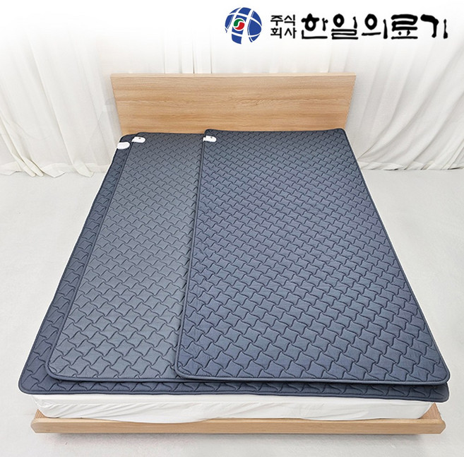 한일의료기 바람개비 탄소매트 emf 온열 전기 매트 1인용전기장판, 더블단일(150x195cm)