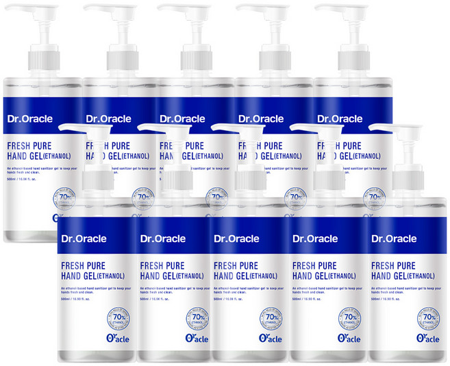 닥터오라클 손소독제 70% 500ml 의약외품, 10개