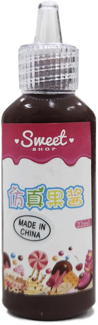 데코덴 폰데코 핸드폰케이스만들기 꾸미기 시럽 화이트, 시럽브라운, 1개