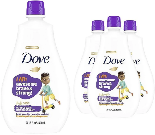 도브 키즈 케어 하이포알러제닉 어썸 버블 배스 베리 Dove Kids Care Hypoallergenic Skin Care Awesome Bubble Bath Berry 591ml, 1개 - 쿠팡