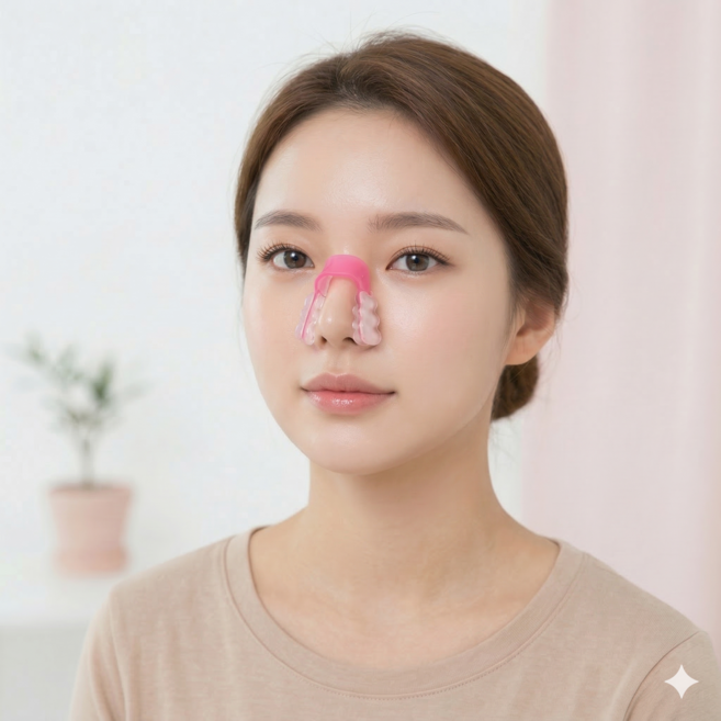 BeauTX 콧볼 축소 코뽕 콧대 라인 교정기 1+1, 2개