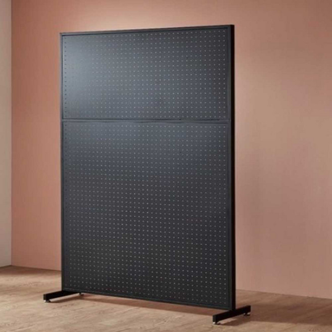 [엘린까사] 하이 철재 / 철제 타공 파티션 (1200X1800), 타공_블랙