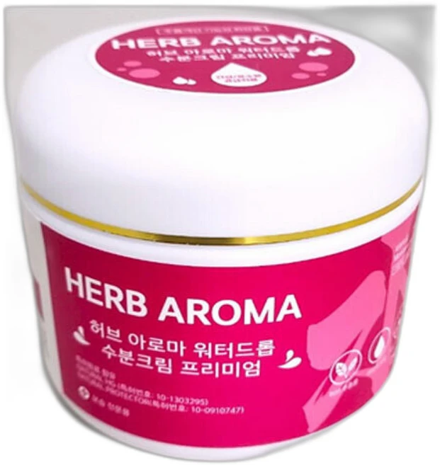 허브 아로마 워터드롭 수분크림 건성/유수분공급전용, 1개, 250ml - 쿠팡