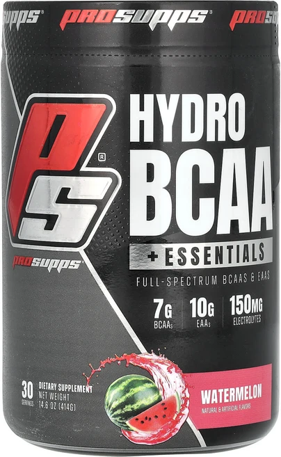 ProSupps Hydro BCAA 플러스 에센셜스 수박 맛 414g(14.6oz), 414g, 1개 - 쿠팡
