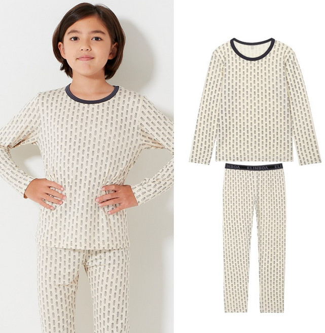 엘인보아 주니어 기능성 기모 방한 무형광 내의