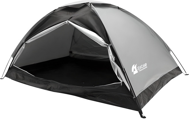 조아캠프 돔형 텐트, 블랙, 1-2인용