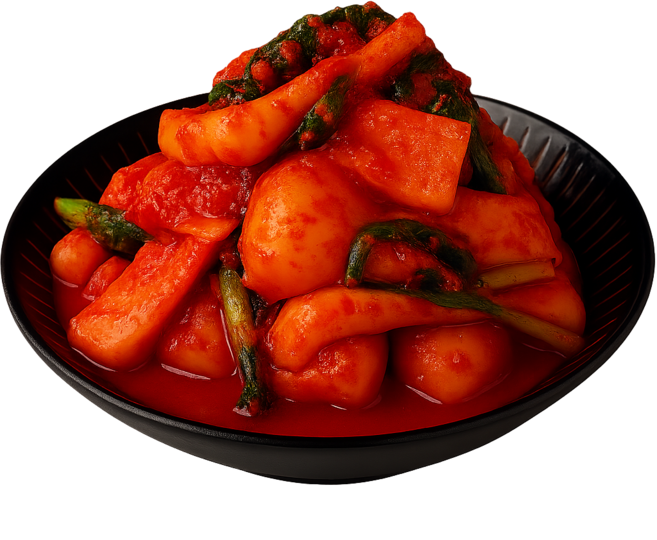 국내산 전라도 매운 총각김치 실비김치, 1박스, 1kg