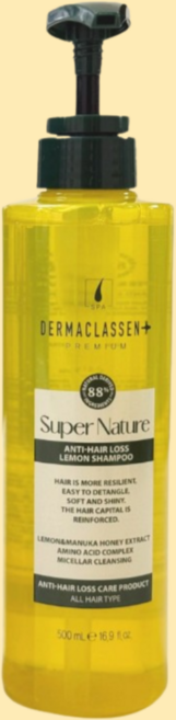 더마클라센 (더마클라센) 슈퍼 네이처 레몬 샴푸 500ml (탈모 완화 기능성), 1개