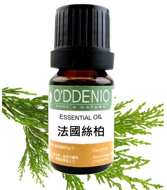 歐丹尼 法國絲柏純精油 10ml-50ml 優質單方純精油, 1個, 法國絲柏10ml