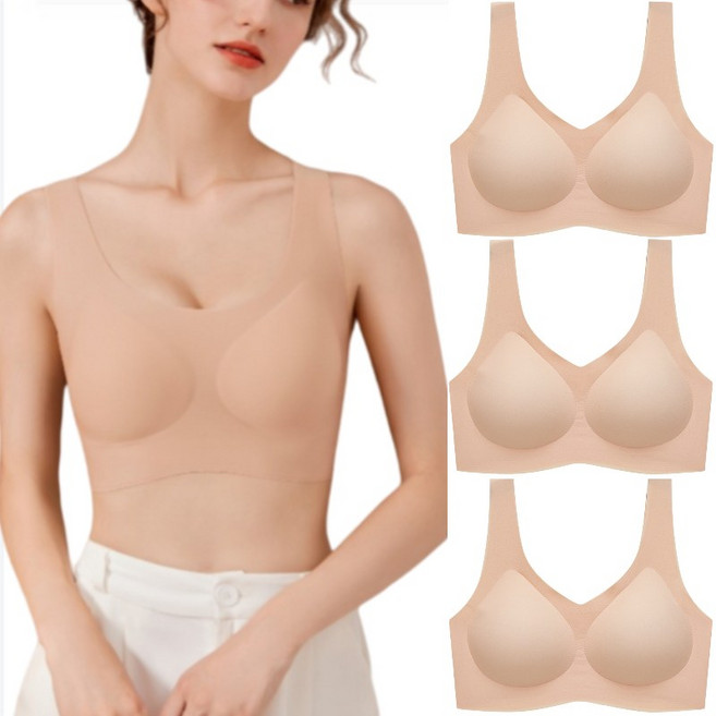 코사르티 여성 브래지어 패드일체형 심리스 브라 3p