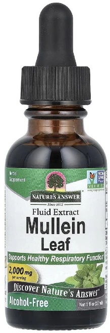 네이쳐스앤서 뮬레인잎 액상추출물 2000mg 30ml 건조 허브, 1개 - 쿠팡