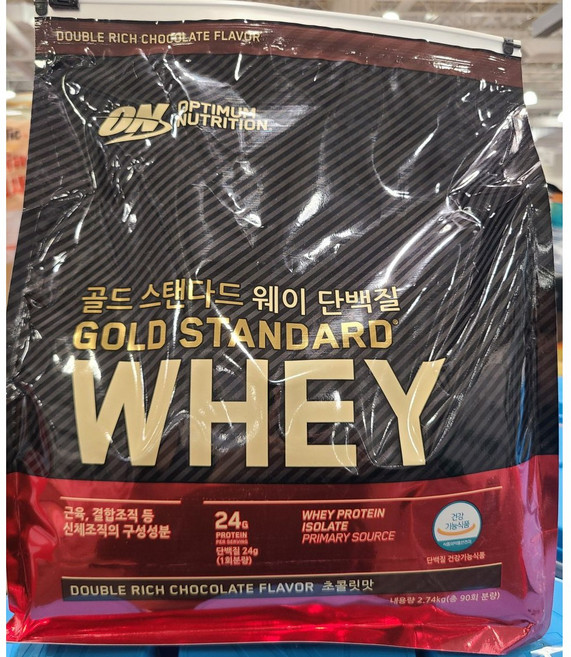옵티멈뉴트리션 초코맛 골드 스탠다드 웨이, 2.74kg, 1개
