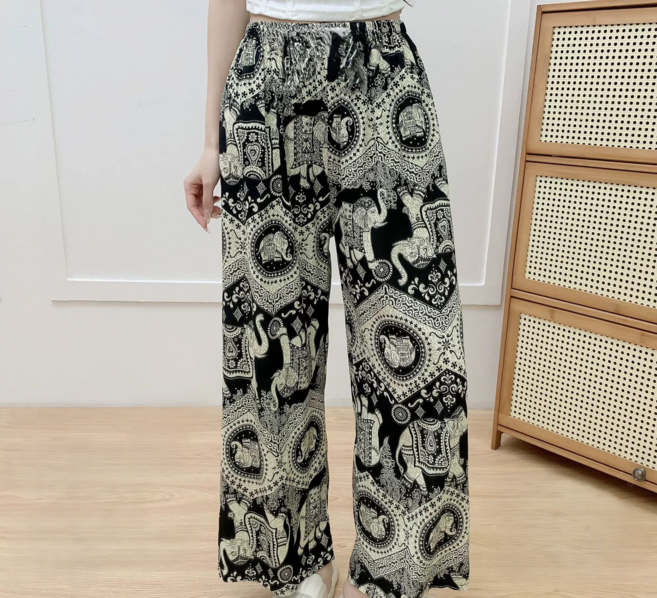 태국 코끼리 냉감 바지 홈웨어 나들이 바지
